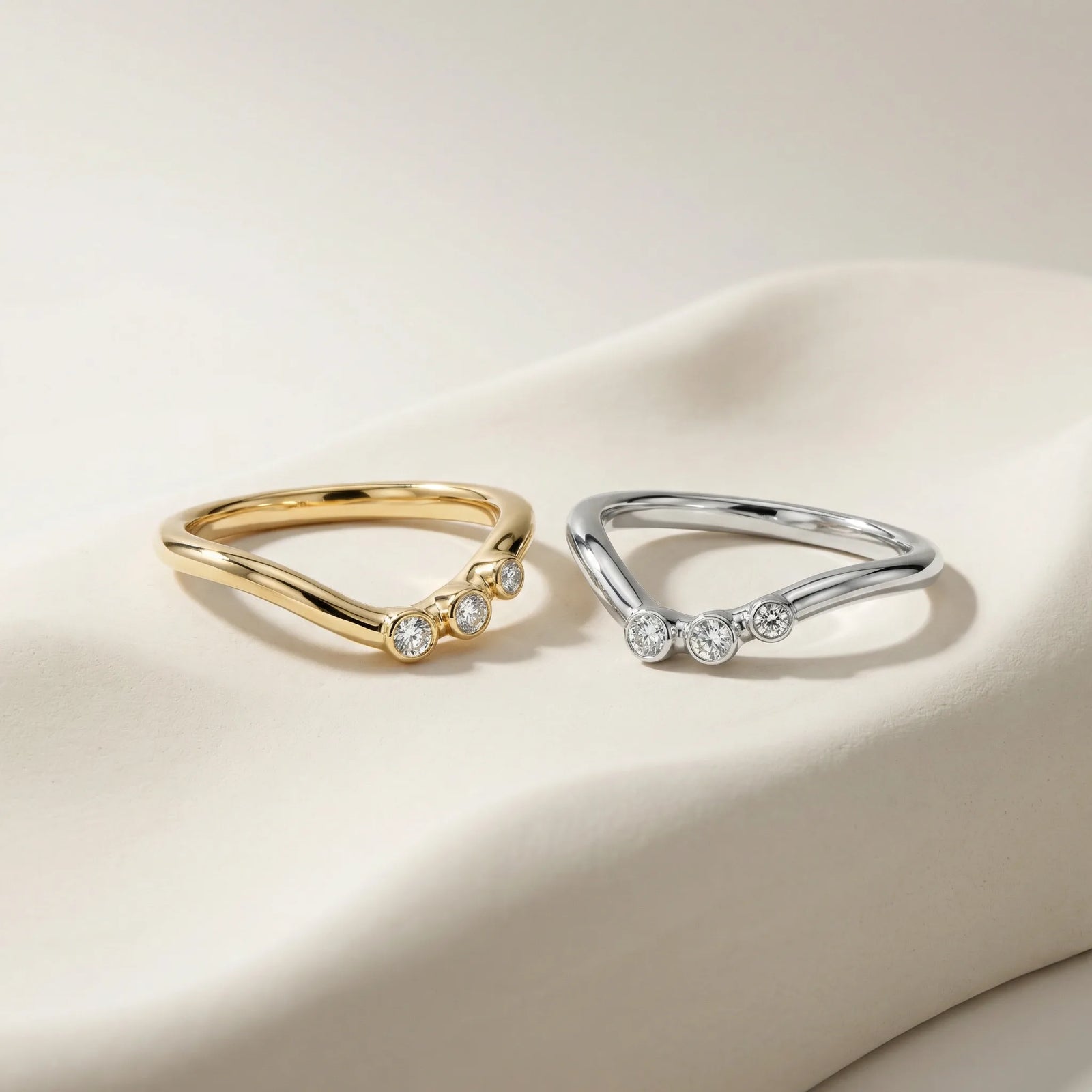 Astra Ring in gold and silver Olivia's October