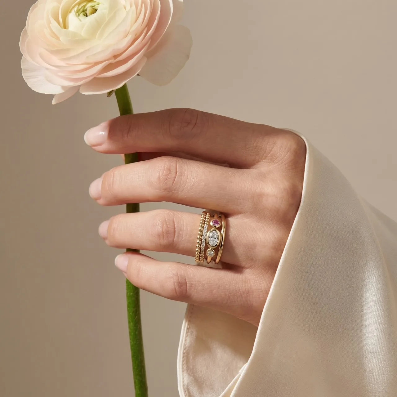 Vienne Ring fine jewelry pink tourmaline